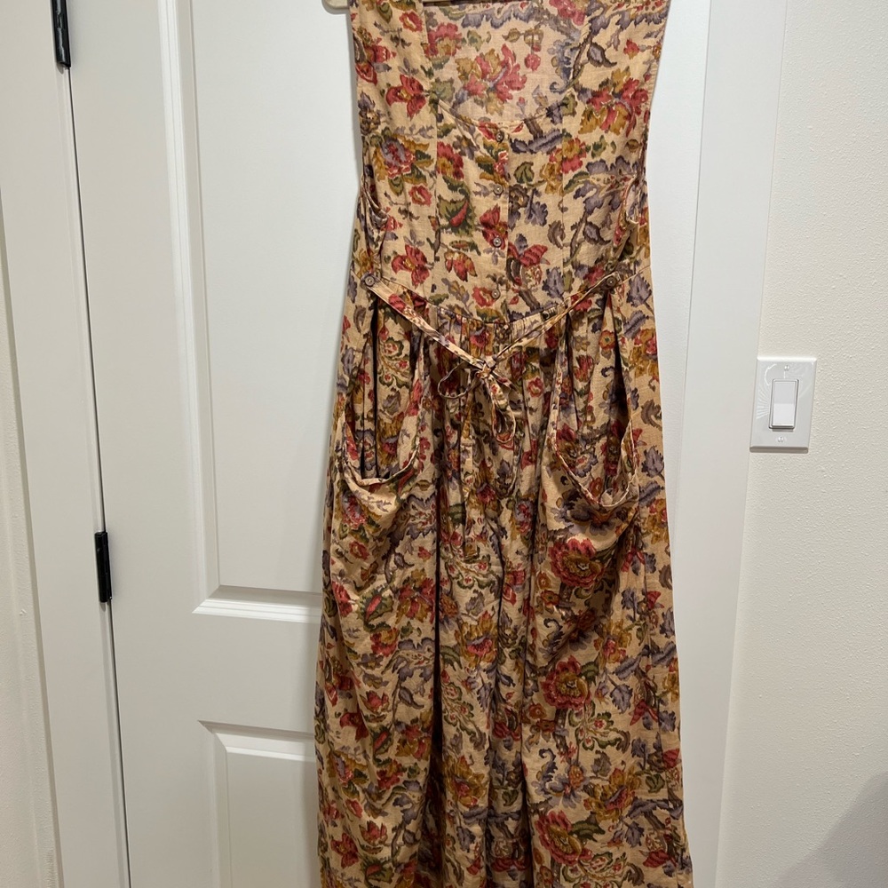 April Cornell🤎 Cuolotte Dress with Floral Pattern